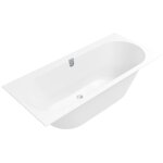 Villeroy&boch - oberon 2. 0 - baignoire 170x75x47 cm, quaryl, blanc ubq170obr2dv - 01