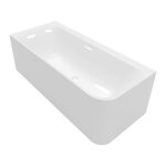 Baignoire semi - lot d'angle villeroy&boch loop & friends version gauche