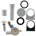 Villeroy&boch - bonde de baignoire avec alimentation pour oberon 2. 0 blanc pierre