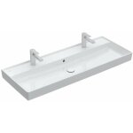 Villeroy&boch - collaro - meuble lavabo 120x47 cm, avec trop - plein, 2 trous de robinetterie, blanc ...