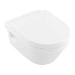 Villeroy&boch - cuvette � fond creux, 370 x 530 mm, ex targa architectura, mod�le suspendu, sortie horizontale ...