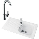Villeroy&boch - villeroy et boch evier 1 bac tudor avec mitigeur cuisine bec haut logis