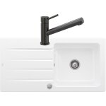 Villeroy&boch - evier 1 bac villeroy et boch architectura 60 vidage auto + robinet de cuisine como anthracite ...