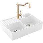 Villeroy&boch - evier villeroy et boch timbre d'office tradition 2 bacs vidage auto + robinet de cuisine ... Villeroy&boch - evier villeroy et boch timbre d'office tradition 2 bacs vidage auto + robinet de cuisine ...