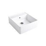 Villeroy&boch - evier timbre office villeroy et boch tradition snow white ceramicplus avec vidage automatique ...
