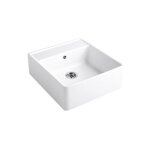 Villeroy&boch - evier timbre office villeroy et boch tradition snow white ceramicplus avec vidage manuel ...