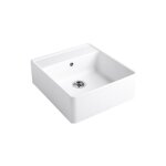 Villeroy&boch - evier timbre office villeroy et boch tradition stone white ceramicplus avec vidage manuel ...