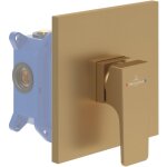 Villeroy&boch - fa�ade m�canique villeroy et boch architectura square or bross� + corps encastr�