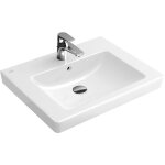 Villeroy & boch subway 2. 0 - lavabo avec trop - plein, 600x470 mm, blanc alpin 71136g01