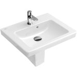 Villeroy & boch subway 2. 0 - lave - mains avec trop - plein, 45x37 cm, blanc alpin 73154501