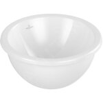 Villeroy&boch - loop&friends - lavabo  encastrer, diamtre 380 mm, avec trop - plein, ceramicplus, blanc ...