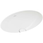Villeroy & boch loop&friends - lavabo  encastrer, 49x33 cm, sans trop - plein, ceramicplus, blanc alpin ...