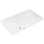 Villeroy&boch - loop&friends - lavabo  encastrer, 54x34 cm, sans trop - plein, ceramicplus, blanc alpin ...