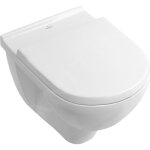 Villeroy&boch - o. novo - ensemble cuvette de wc suspendue et abattant wc, 360x560 mm, blanc 5660h101 ...