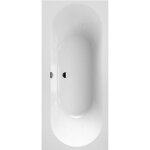 Villeroy&boch - oberon 2. 0 - baignoire 180x80x47 cm, quaryl, blanc ubq180obr2dv - 01 Villeroy&boch - oberon 2. 0 - baignoire 180x80x47 cm, quaryl, blanc ubq180obr2dv - 01