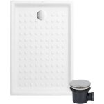 Villeroy&boch - pack receveur 100 x 80 villeroy et boch o novo ceramique rectangle blanc avec bonde d90 ...