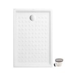 Villeroy&boch - pack receveur 120 x 90 villeroy et boch o. novo c�ramique rectangle blanc avec bonde ...