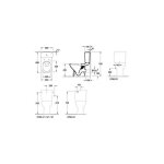 Villeroy&boch - r�servoir v&b o. novo admissible du c�t� ou de l'arri�re wh