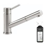 Villeroy&boch - robinet cuisine rabattable villeroy et boch como shower window inox + nettoyant