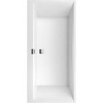 Villeroy&boch - squaro edge 12 - baignoire duo 190x90 cm, quaryl, blanc ubq190sqe2dv - 01 Villeroy&boch - squaro edge 12 - baignoire duo 190x90 cm, quaryl, blanc ubq190sqe2dv - 01
