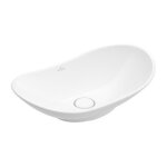 Villeroy&boch - vasques  poser, 610 x 360 mm, ovale, sans plage de robinetterie, sans trop - plein, ...