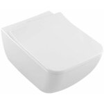 Villeroy&boch - venticello - wc suspendu avec abattant softclosing, directflush, blanc alpin 4611rs01 ...