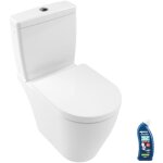 Villeroy&boch - wc  poser sans bride villeroy et boch avento avec abattant frein de chute dclipsable ...