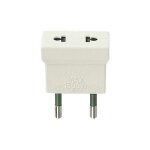 01352. b adaptateur s10 - us + eu blanc