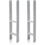 Vingo - swanew 4x support de poteau ancre h pergola pied de poteau support de cl�ture ancre 101mm