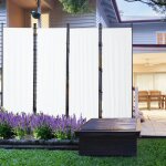 Swanew paravent paroi de séparation espagnol beige anthracite pliable paroi de séparation balcon moderne ... Swanew paravent paroi de séparation espagnol beige anthracite pliable paroi de séparation balcon moderne ...