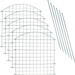 Vingo - swanew vert ensemble de clture de jardin panneau grillage d'tang
