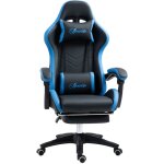 Vinsetto - chaise gaming - chaise de bureau gamer inclinable rglable repose - pieds rtractable coussins ...