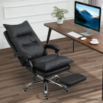 Vinsetto fauteuil de bureau, chaise bureau ergonomique en similicuir avec large assise rembourr�e, dossier ...