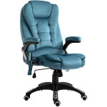Homcom - fauteuil de bureau direction massant chauffant hauteur réglable dossier inclinable toile de ... Homcom - fauteuil de bureau direction massant chauffant hauteur réglable dossier inclinable toile de ...