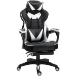 Vinsetto - fauteuil de bureau gamer style baquet racing - pivotant, inclinable - coussin lombaire, t�ti�re, ...