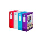Viquel - boîte de classement plastique translucide personnalisable dos 10 cm - couleurs assorties - lot ... Viquel - boîte de classement plastique translucide personnalisable dos 10 cm - couleurs assorties - lot ...