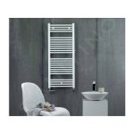 Zehnder - virando - radiateur de salle de bains 1200x600 mm, raccordement externe, 648 w, blanc ab - ...