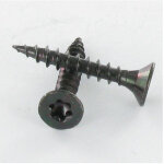 Vis express - vis bois et agglomer� vba t�te frais�e tf torx t25 5x60 filet�e sur 32 acier zingu� noir ...