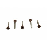 Vis  tte laque l 3cm (x100) pour bardage - coloris - chocolat, longueur de la vis - 30 mm