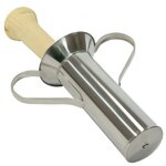 Visiodirect - machine  churros en inox et bois - hauteur : 23, 5cm