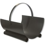 Visiodirect - panier à bûches, porte bûches en fer forgé coloris noir - hauteur 23 x longueur 40 x largeur ... Visiodirect - panier à bûches, porte bûches en fer forgé coloris noir - hauteur 23 x longueur 40 x largeur ...