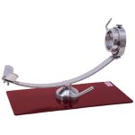 Visiodirect - support à jambon rotatif en acier inoxydable coloris rouge - longueur 50 x profondeur 24. ... Visiodirect - support à jambon rotatif en acier inoxydable coloris rouge - longueur 50 x profondeur 24. ...