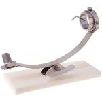 Visiodirect - support à jambon rotatif en acier inoxydable / fibre blanche - longueur 50 x profondeur ... Visiodirect - support à jambon rotatif en acier inoxydable / fibre blanche - longueur 50 x profondeur ...