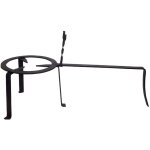 Visiodirect - trpied pour chemine feux avec pied en fer forg coloris noir - diametre 30 x hauteur ...