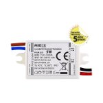Transformateur led 5w 12 volts dc ip67 miidex lighting�