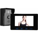 Visiophone filaire interphone vido sonnette avec moniteur de 7 pouces, camra de vision nocturne, grand ...