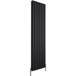 Hudson reed - vitality air ? radiateur design vertical ? anthracite ? 180 x 47cm double rang