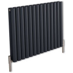 Hudson reed - vitality air ? radiateur design vertical ? blanc ? 60 x 83cm double rang