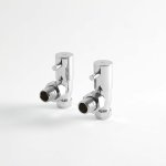 Vitality - robinets manuels pour radiateur et sèche serviettes - raccords equerre - laiton chromé - design ... Vitality - robinets manuels pour radiateur et sèche serviettes - raccords equerre - laiton chromé - design ...