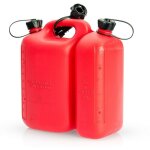 Vito - jerrican � essence 5l et huile 3l combin� bec verseur poign�e de transport